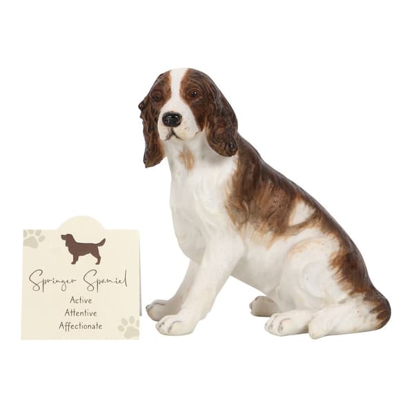 Something Different Springer Spaniel ornament i harpiks White/Brown One Size