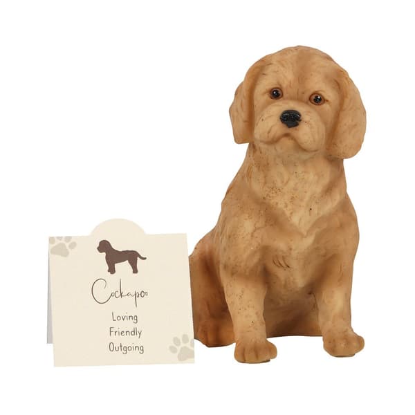 Something Different Resin Cockapoo Ornament Brown One Size