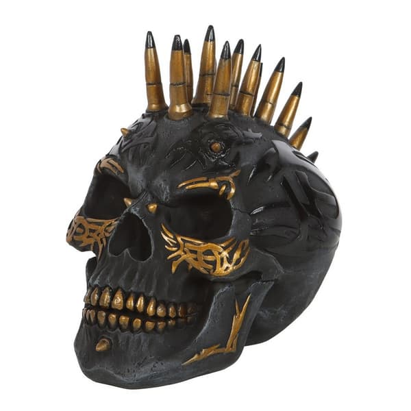 Spiral Direct Skull Ornament