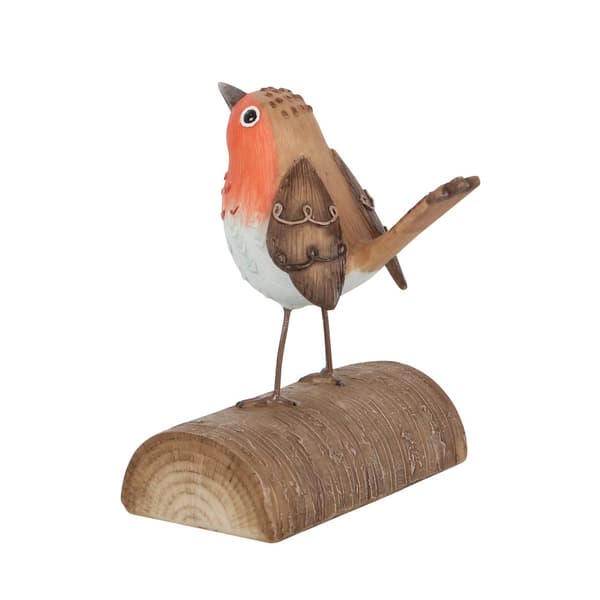 Something Different Robins Appear Resin Ornament