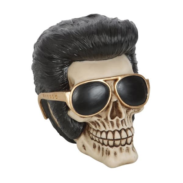 Something Different Rockstar Skull Ornament