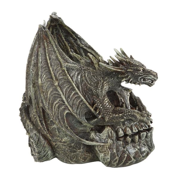 Spiral Direct Draco Dragon Skull Ornament