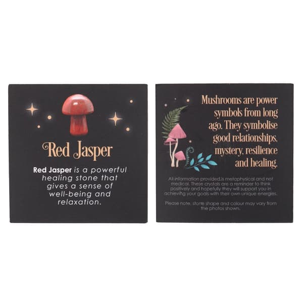 Something Different Magical Red Jasper Mushroom Crystal