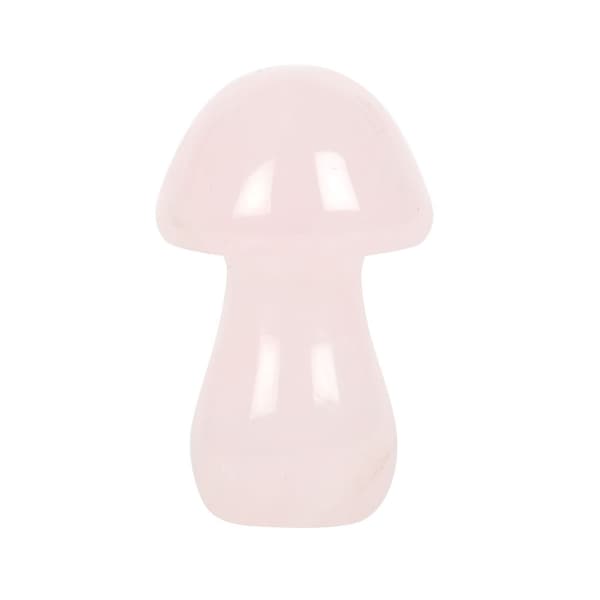 Something Different Rose Quartz Mushroom Crystal Rose One Size