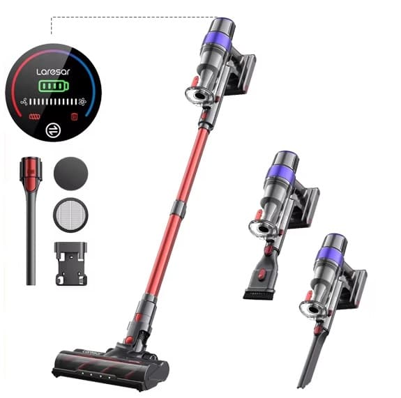 Sladdlös dammsugare, TornadoSuction PRO, 500W, 50kpa sugkraft