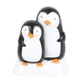 Miniatyrbilde 1 av 3: Something Different Snuggle Season Resin Penguin Ornament