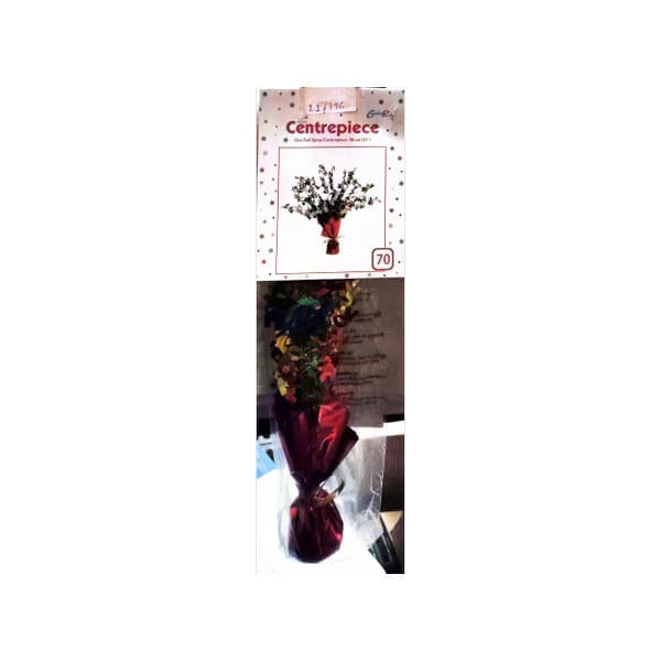 Creative Party Foil Spray 70th Party Centrepiece