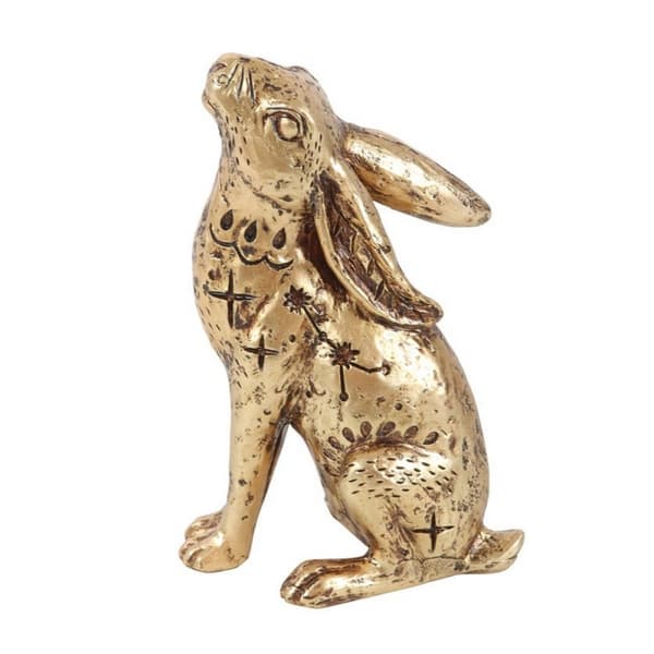 Something Different Midnight Hare Resin Ornament