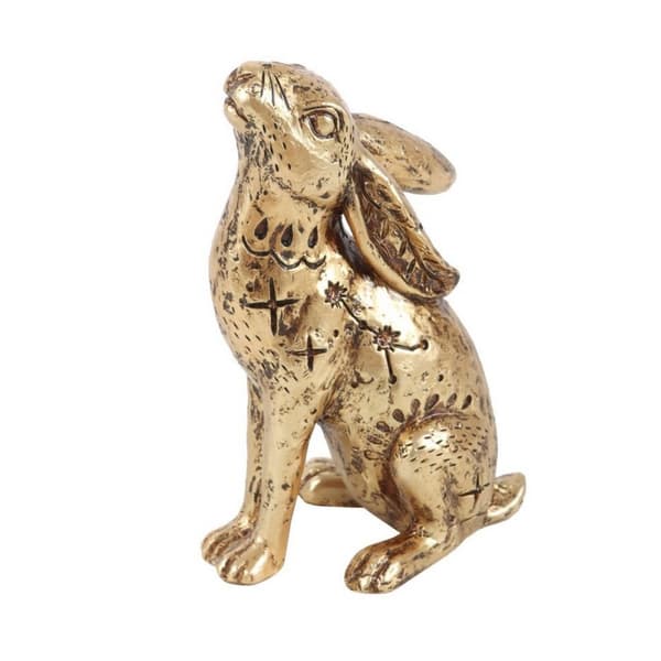 Something Different Midnight Hare Resin Ornament