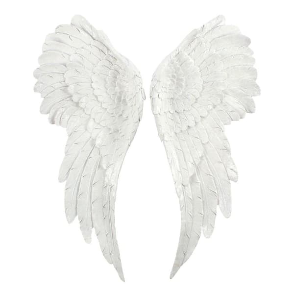 Something Different Glitter Angel Wings Hanging Decoration White One Size