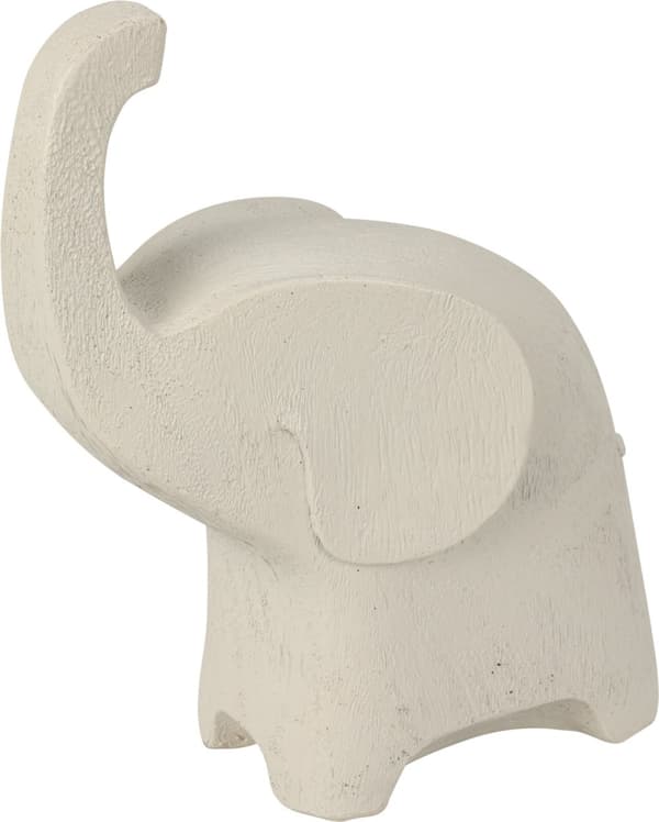 Elefant Vit 20 cm