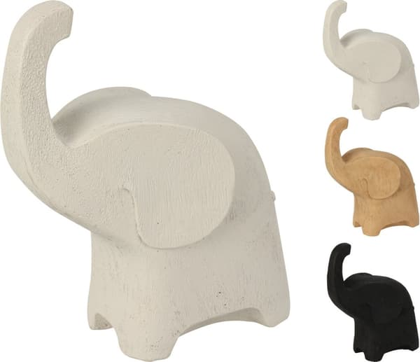 Elefant Vit 20 cm