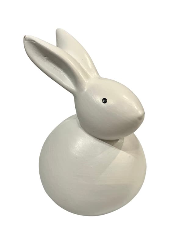 Kanin Porslin 11 cm Grön