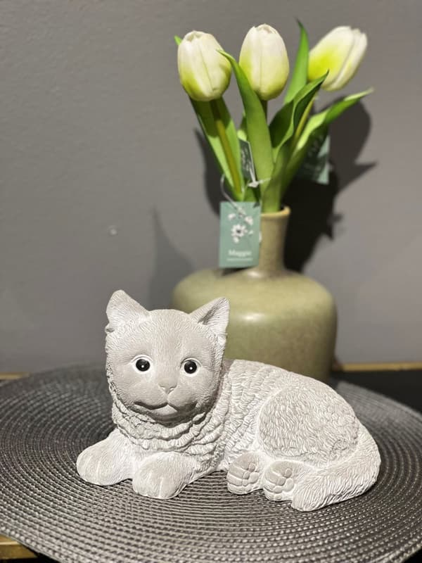 Katt Hund Cement 21 cm