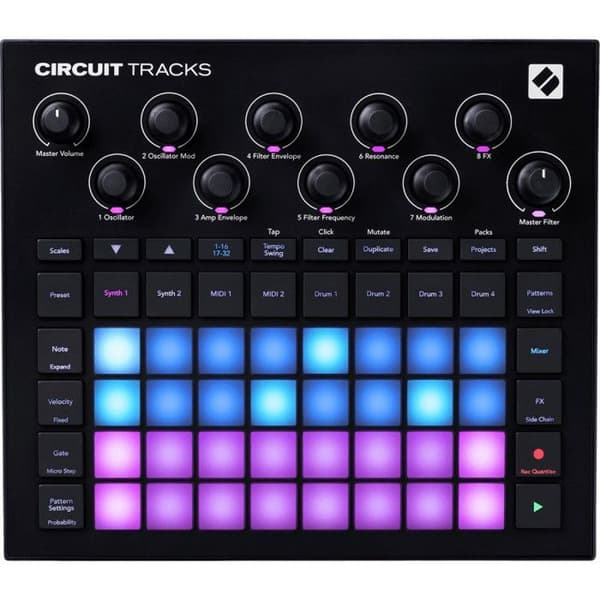NOVATION CIRCUIT-TRKS - Spårlåda med RGB-matris