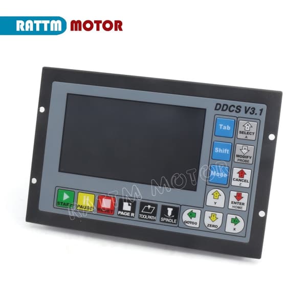 4-akse CNC-controller, 500KHz output, ARM+FPGA-design,4 akser