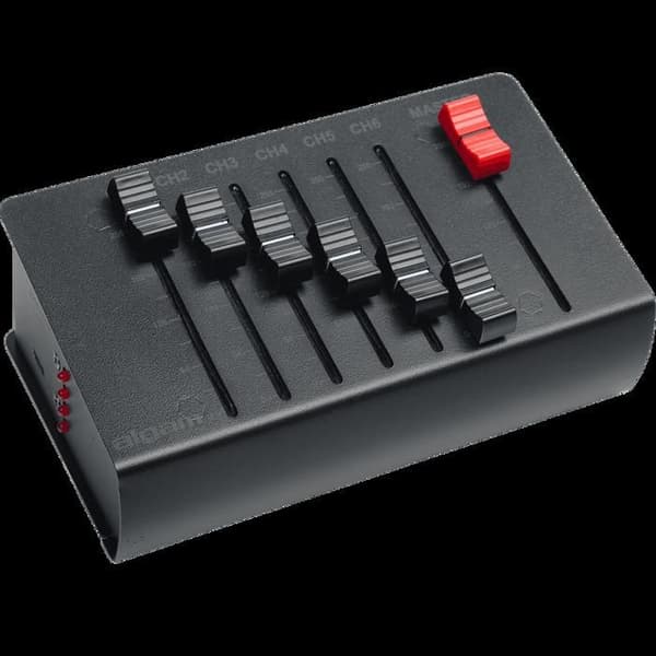 6-kanals DMX-kontroller på batteri - Algambelysning LAL DMX6-PLUS