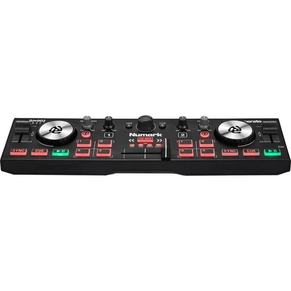 Numark DJ2GO2TOUCH 2 - Ultrakompakt 2-vägskontroll + USB-ljudkort