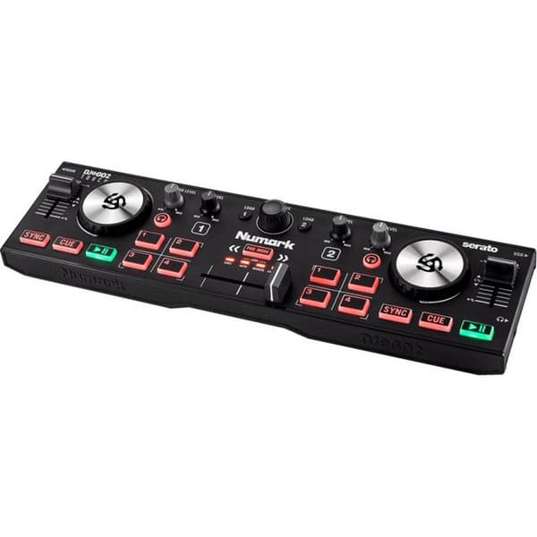 Numark DJ2GO2TOUCH 2 - Ultrakompakt 2-vägskontroll + USB-ljudkort
