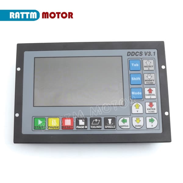 4-akse CNC-controller, 500KHz output, ARM+FPGA-design,4 akser