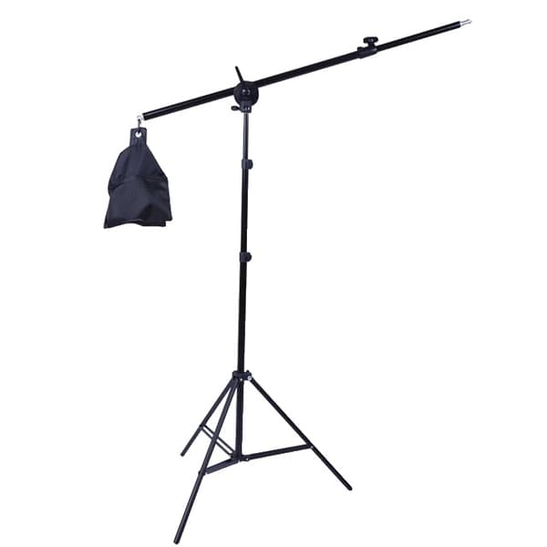 Valokuvausstudio setti, säädettävä korkeus, painosäkkituki, Jalustalla