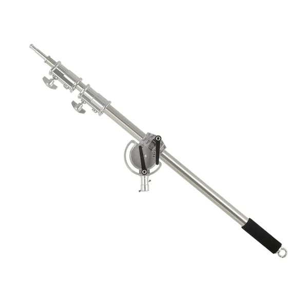 Rostfritt stål korsarmstång, justerbar längd, kompatibel med viktpåse, 106cm-249cm
