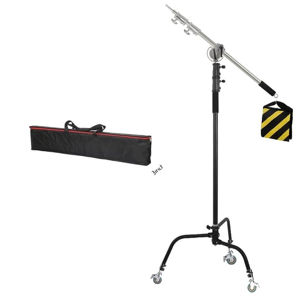 Fotografi C-Stand, Hopfällbar Design, Rostfritt Stålkonstruktion, SH-MST-30B-3