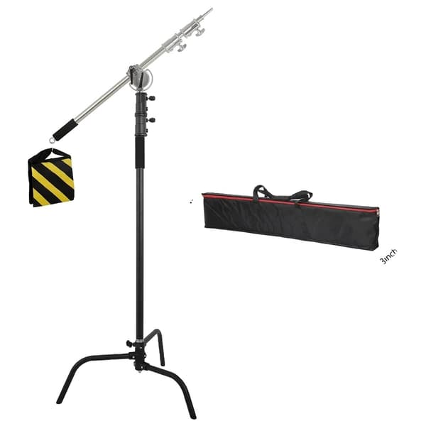 Fotografi C-Stand, Hopfällbar Design, Rostfritt Stålkonstruktion, SH-MST-30B-3