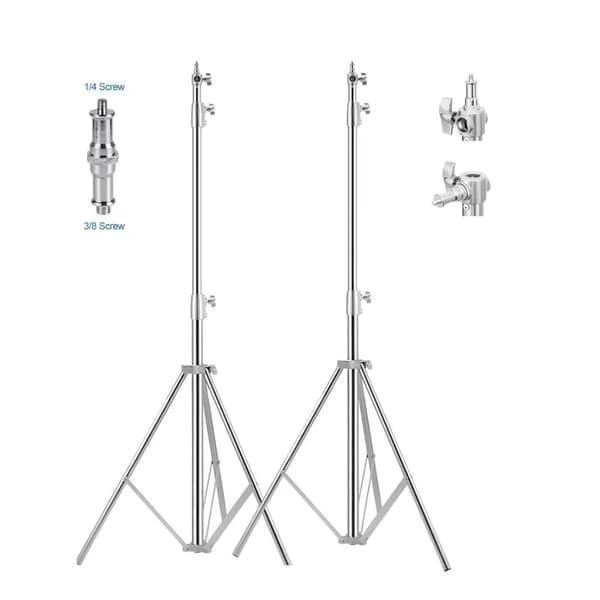 Fotografiskt Ljusstativ, Justerbar Höjd 260 cm, Inkluderar Present Sandsäck,SH-MST-30B-3