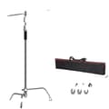 Miniatyrbillede 1 af 2: Professionel C-Stand, Justerbar højde 260-330 cm, inkluderer hjul,SH-MST-30A-3