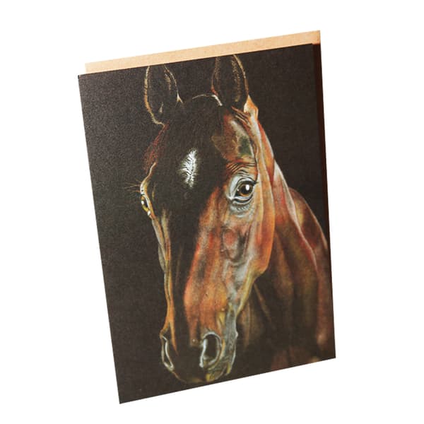 Deckled Edge Eureka! hilsenkort til kastanjerne Black/Brown One Size