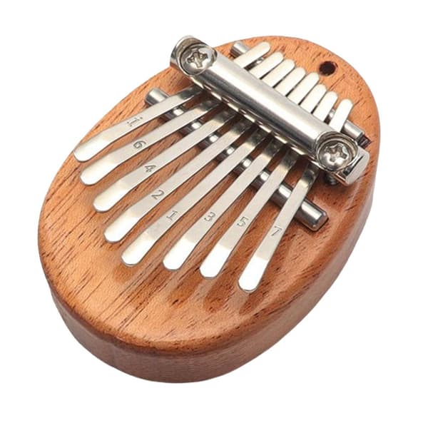 Tommelfinger av tre - Kalimba - 8 tangenter