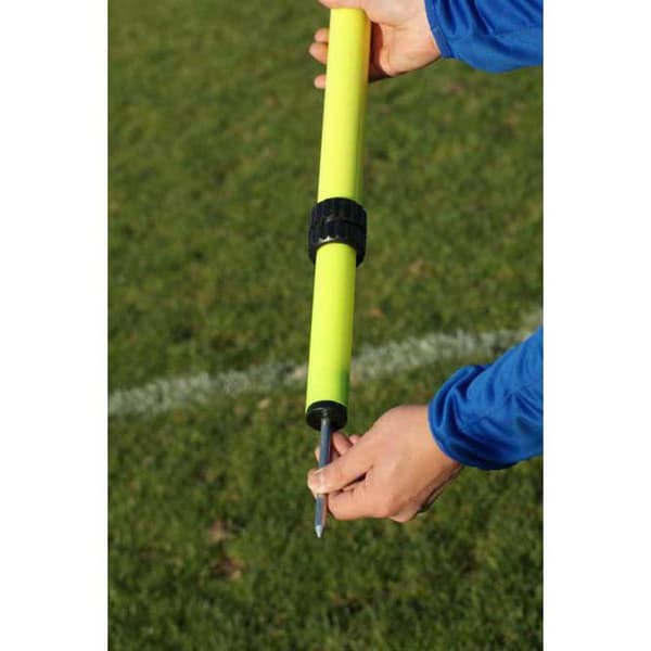Powershot Justerbar Slalomstang 5 Enheder Gul 91-172 cm