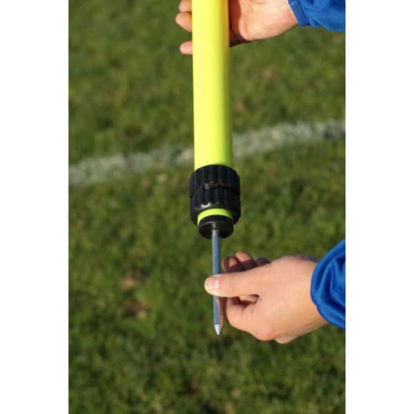 Powershot Justerbar Slalomstang 5 Enheder Gul 91-172 cm