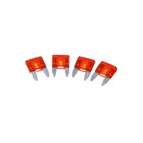 4 delar Säkringskrets Piggy Back Mini ATO ATC-blad med 12V 24V säkringsbox komplett med 10A Minibladssäkringar