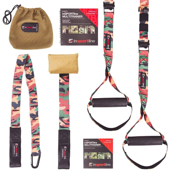 inSPORTline Träningsband / MultiTrainer sett Army Green