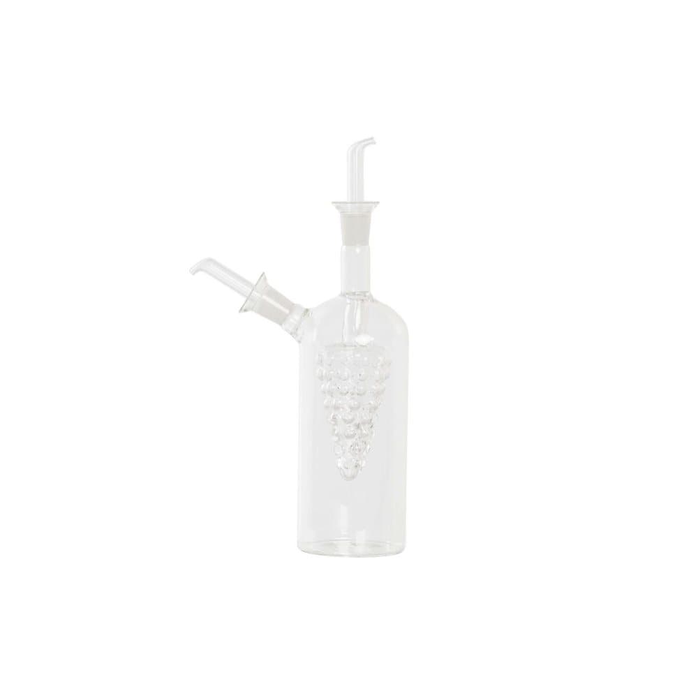 Set med olja och vinäger DKD Home Decor Transparent Borosilikatglas (13 x 6,5 x 25 cm) (500 ml)