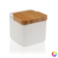 Miniatyrbild 1 av 2: Saltkar med lock (11,5 x 11,5 x 11,5 cm) - Vit