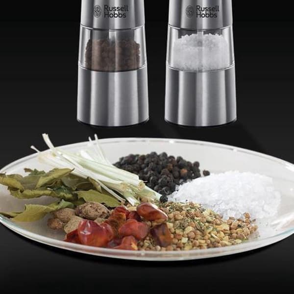 Russell Hobbs Peppar & Saltkvarn Set Elektrisk - 23 cm - Rostfritt stål