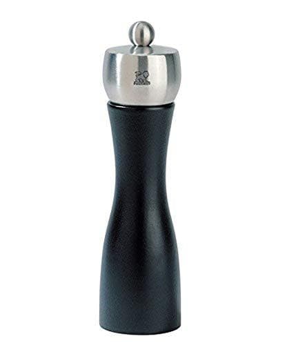 Peugeot FIDJI salt mill beech wood matt black 20 cm