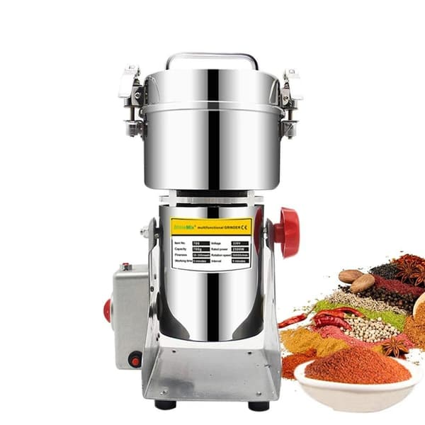 Elektrisk kryddkvarn 700g - 6 blad - 2500W - Kaffekvarn - Spannmålskvarn