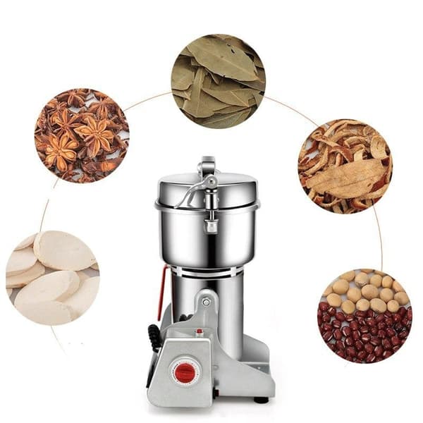 Elektrisk kryddkvarn 700g - 6 blad - 2500W - Kaffekvarn - Spannmålskvarn
