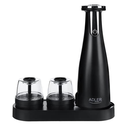 Adler | Elektrisk salt- och pepparkvarn | AD 4449b | Kvarn | 7 W | Material till hölje ABS-plast | Litium | Kvarnar med keramik