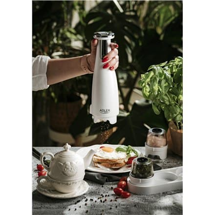 Adler | Elektrisk salt- og peberkværn | AD 4449w | Kværn | 7 W | Husmateriale ABS plast | Lithium | Møller med keramik