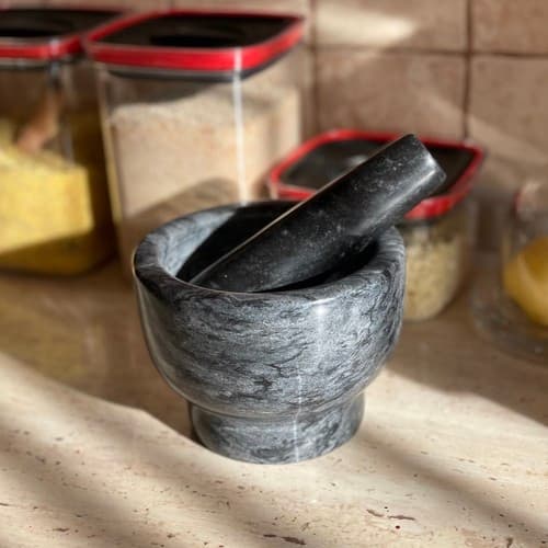 Mortel / Grind Mortar & Pestle - Marmor