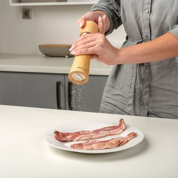 BAMBUSKNÆNNE TIL KVALNING AF PEBER, SALT, 21 CM