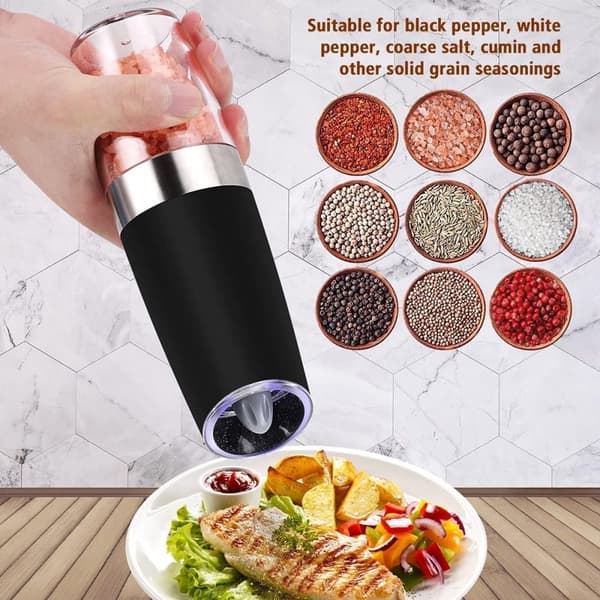 1-Pak - Elektrisk Salt- & Peberkværn