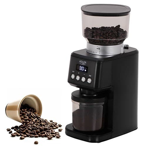 Adler Burr kaffekværn | AD 4300 | 180 W | Kaffebønnernes kapacitet 300 g | Sort