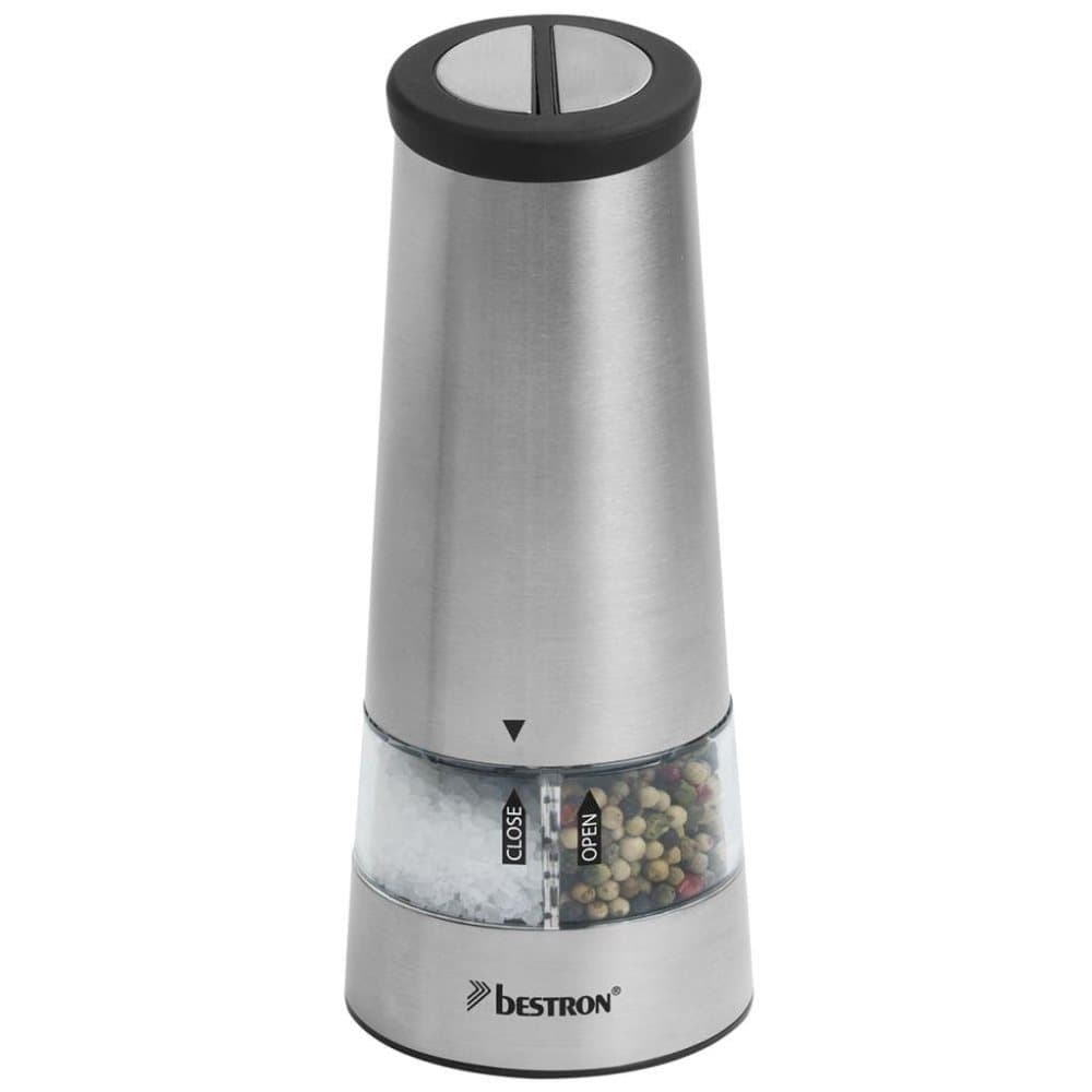 Bestron elektrisk salt- og peberkværn INOX APS544S