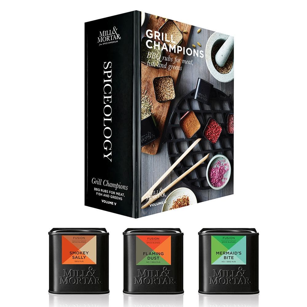 Presentask 3 grillkryddor unika BBQ -rubs